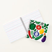 Vegetable pattern ノートブック (内部)