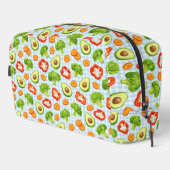 Vegetable Pattern on Blue Gingham ドップキット (右コーナー)