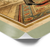 Vegetable Waltz Dancing Veggies Vintage Victorian ポスター (コーナー)