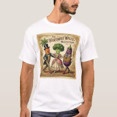 Vegetable Waltz Dancing Veggies Vintage Victorian Tシャツ (正面)