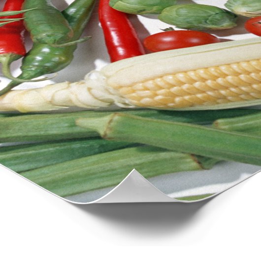 Vegetables 6 ポスター (角)