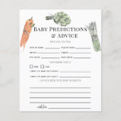 Vegetables Baby Predictions & Advice (正面)