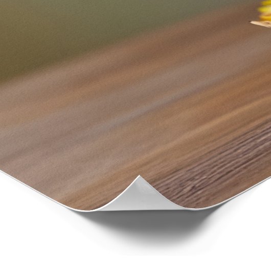 Vegetables Christmas Tree, Lettuce Leaves & Cherry ポスター (角)