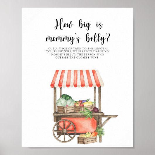 Vegetables - How big is mommy's belly ポスター (正面)