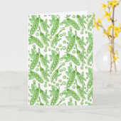 Vegetables Peas カード (黄色い花)