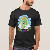 Vegetables Pickle Queen Vegetable Rainbow World Tシャツ (正面)