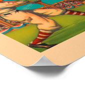 Vegetables Safe Hit Food Vintage Ad Poster ポスター (角)