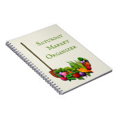 Vegetables Shovel Farm Themed ノートブック (右側)