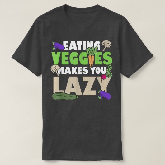 Vegetables Veggies Gardening Organic Plants Vegan Tシャツ (デザイン正面)