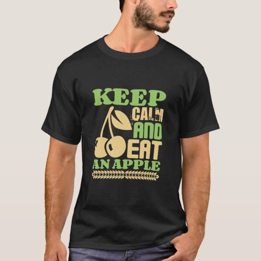 Vegetarian veggie saying shirt tシャツ (正面)