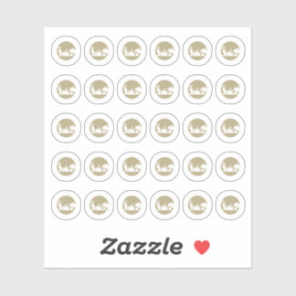 Vegetarian Wedding Place Cards Meal Choice  シール