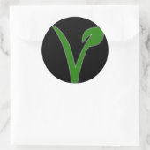 Vegetarianismo ラウンドシール (バッグ)