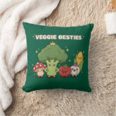 Veggie Besties | かわいい野菜のキャラクター クッション (ブランケット)
