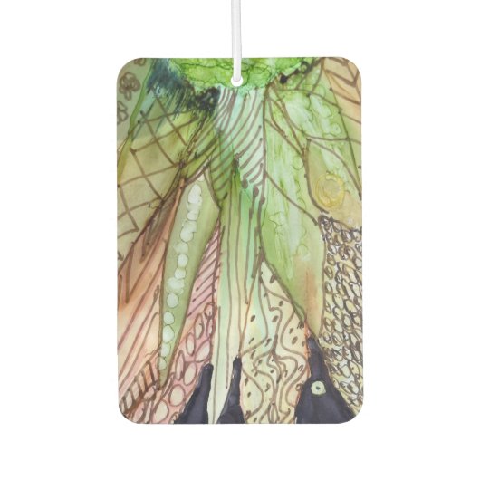 “Veggie Leaves” Air Freshener カーエアーフレッシュナー (正面)