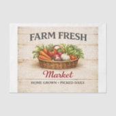 Veggie Market  薄葉紙 (正面)