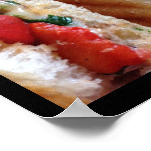 Veggie Panini Photo Poster ポスター (角)