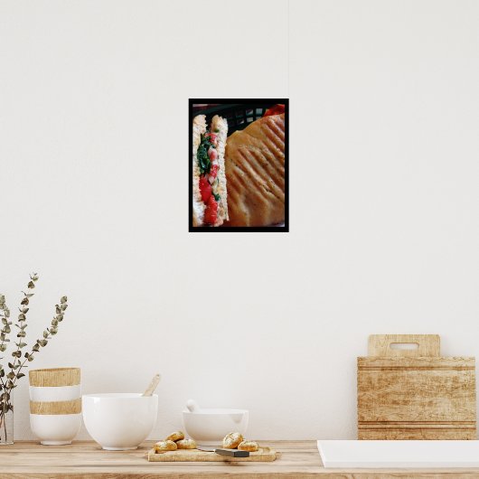 Veggie Panini Photo Poster ポスター (キッチン)