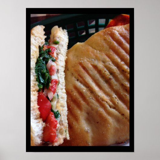 Veggie Panini Photo Poster ポスター (正面)