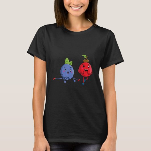 Veggie Power Berries Strength Vegan Protein Vegan Tシャツ (正面)