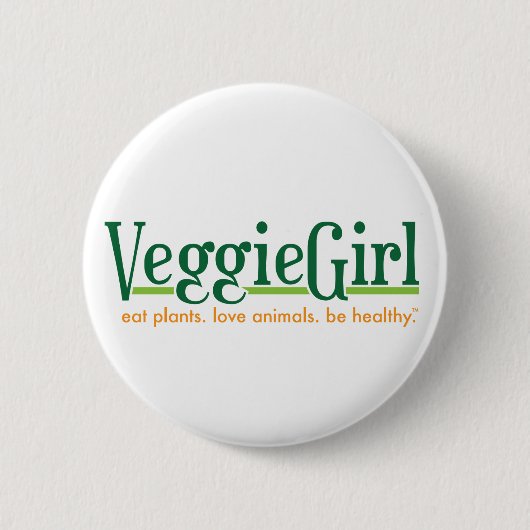 VeggieGirlボタン 缶バッジ (正面)