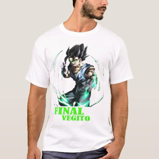 Vegitoの最終マンガTシャツ Tシャツ (正面)