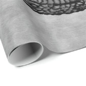 VegviserとOuroborosとルーン – グレースケール ラッピングペーパー (ロールコーナー)