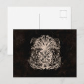 Vegviser – レイヴンス&ウルフとYggdrasil ポストカード (正面/裏面)