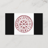 Vegviser (赤み付き) 名刺 (裏面)