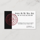 Vegviser (赤み付き) 名刺 (正面)