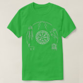 Vegviser 4 tシャツ (デザイン正面)