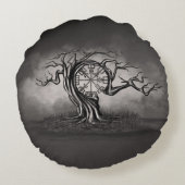 Vegvisirツリー ラウンドクッション (裏面)