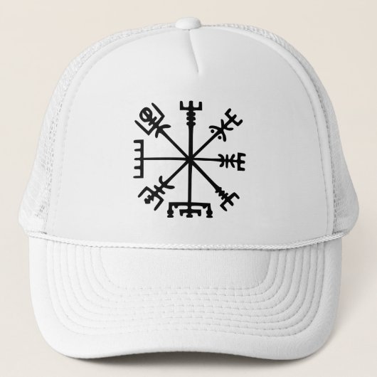 Vegvísir (バイキングのコンパス) キャップ (正面)