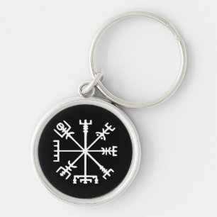 Vegvísir (バイキングのコンパス) キーホルダー