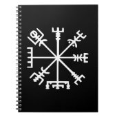 Vegvísir (バイキングのコンパス) ノートブック (正面)