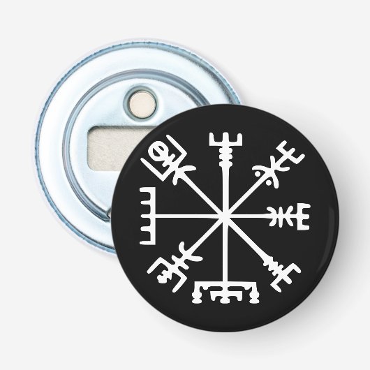 Vegvísir (バイキングのコンパス) 栓抜き (正面)