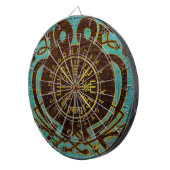 Vegvisir -バイキングの運行コンパス ダーツボード (正面右)