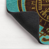 Vegvisir -バイキングの運行コンパス マウスパッド (コーナー)