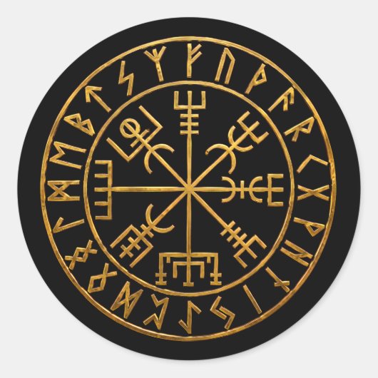 Vegvisir ラウンドシール (正面)