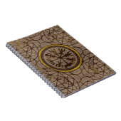 Vegvisir。 魔法の運行バイキングのコンパス ノートブック (右側)