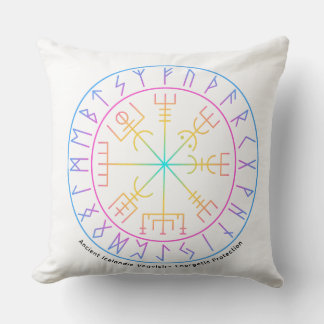 Vegvisir Viking Compass Symbol Design  クッション
