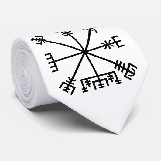 Vegvisir Viking Symbol ネクタイ (ロール)