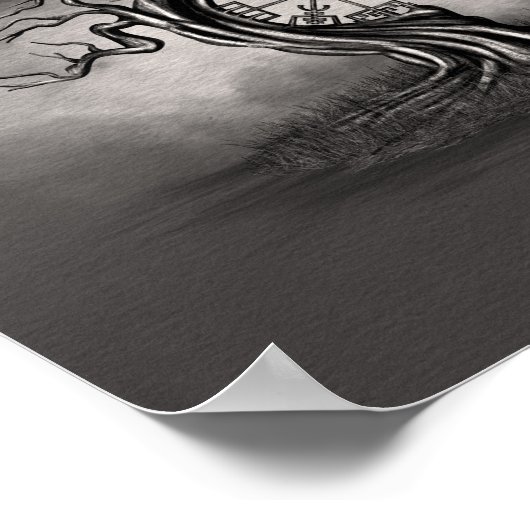 Vegvisorツリー ポスター (角)