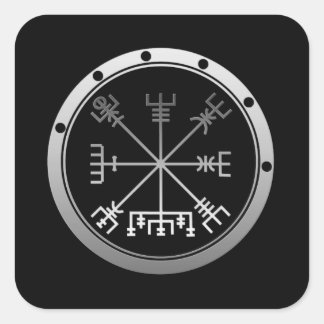 Vegvisorバイキングコンパス スクエアシール