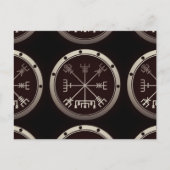 Vegvisorバイキングコンパス ポストカード (正面)
