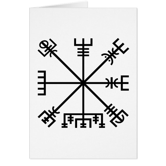 Vegvisorバイキング記号 (正面)