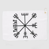 Vegvisorバイキング記号 ゴルフタオル (横)