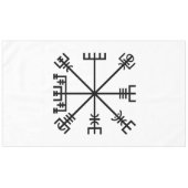Vegvisorバイキング記号 テーブルクロス (正面(横))