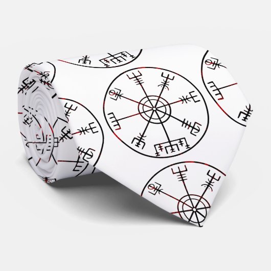 Vegvisr Icelandic保護ルーン ネクタイ (ロール)