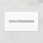 Vehicle in Paint Booth | Auto Care Services 名刺 (裏面)