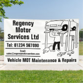 Vehicle Maintenance Garage 横断幕 (外側)